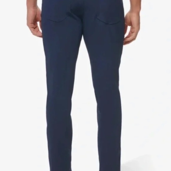 Like New Men's Mizzen + Main Navy Helmsman 5 Pocket Pants - Picture 2 of 2